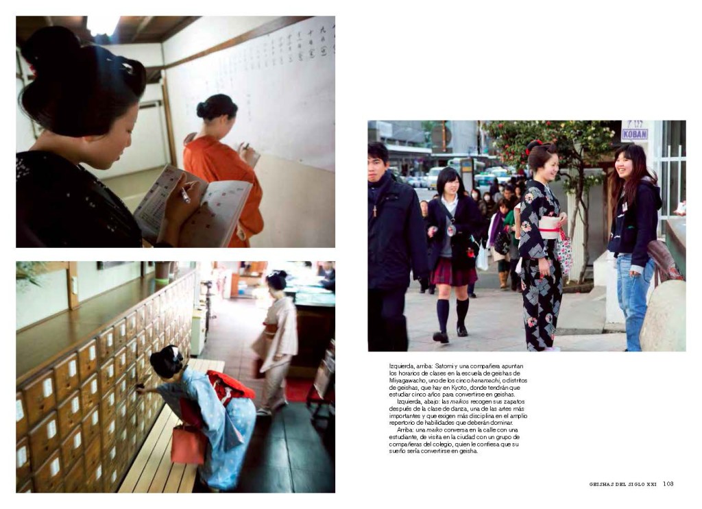 Ofelia de Pablo, Javier Zurita, Geishas, National Geographic Ofelia de Pablo, Javier Zurita, Geishas, National Geographic