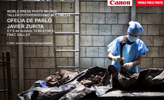 Ofelia de Pablo y Javier Zurita workshop World Press Photo Canon Hakawatifilm