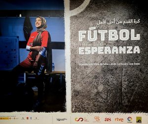 Ofelia de Pablo, Javier Zúrita, Exhibición Fútbol para la Esperanza en Casa Árabe por HJakawatifgilm