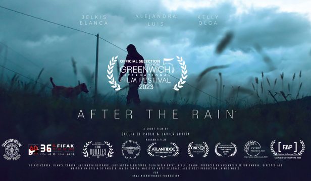 Ofelia de Pablo y Javier Zurita, After the Rain documentary film Colombia Hakawatifilm