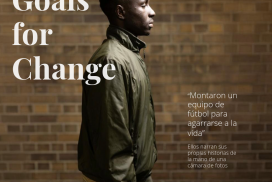 cartel cuadrado proyecto goals for change